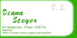 diana steyer business card